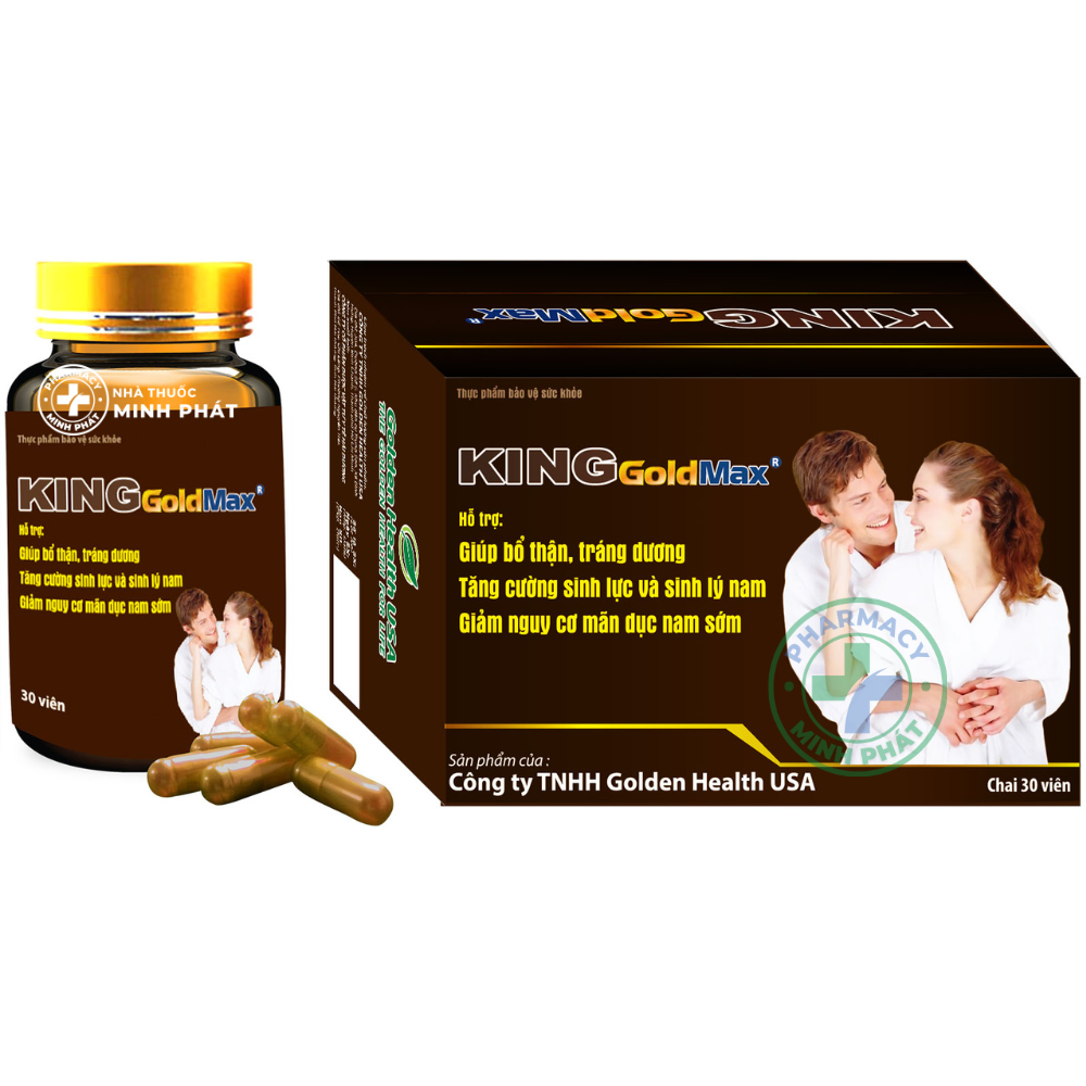 KING GOLD MAX - Tăng cường sức mạnh và sinh lý nam giới